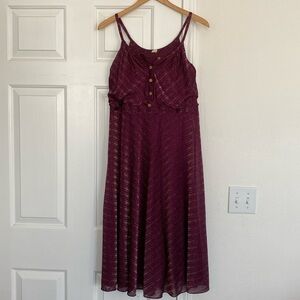 Vintage sparkle midi dress with spagetti straps.